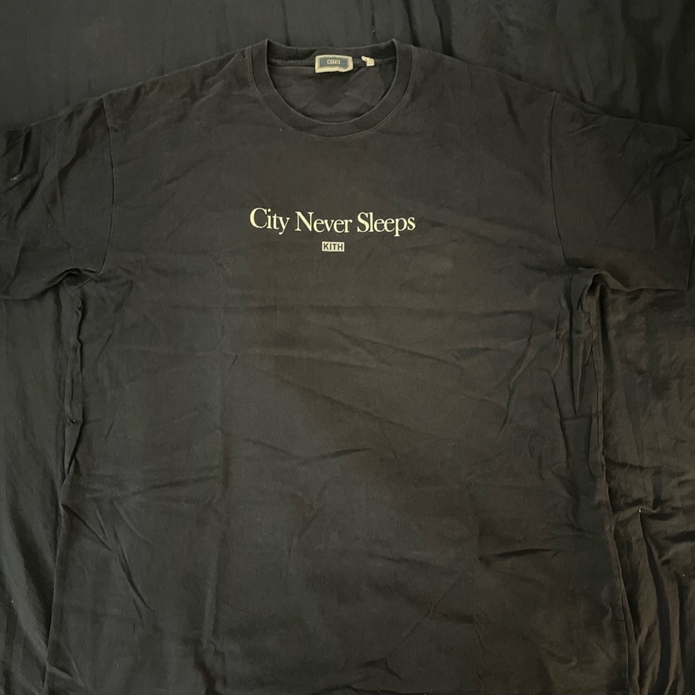 Kith Blue 'City Never Sleeps' Men's Shirt